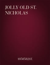 Jolly Old St. Nicholas SATB choral sheet music cover